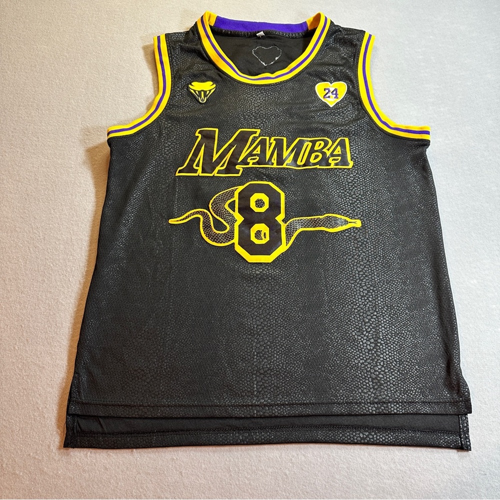 Kobe‎ Bryant Mamba Jersey Mens Small Black Lakers #8 #24